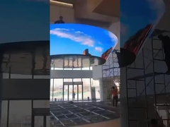 Verticaal flexibel LED-scherm voor binnenadvertenties flexibel LED-scherm